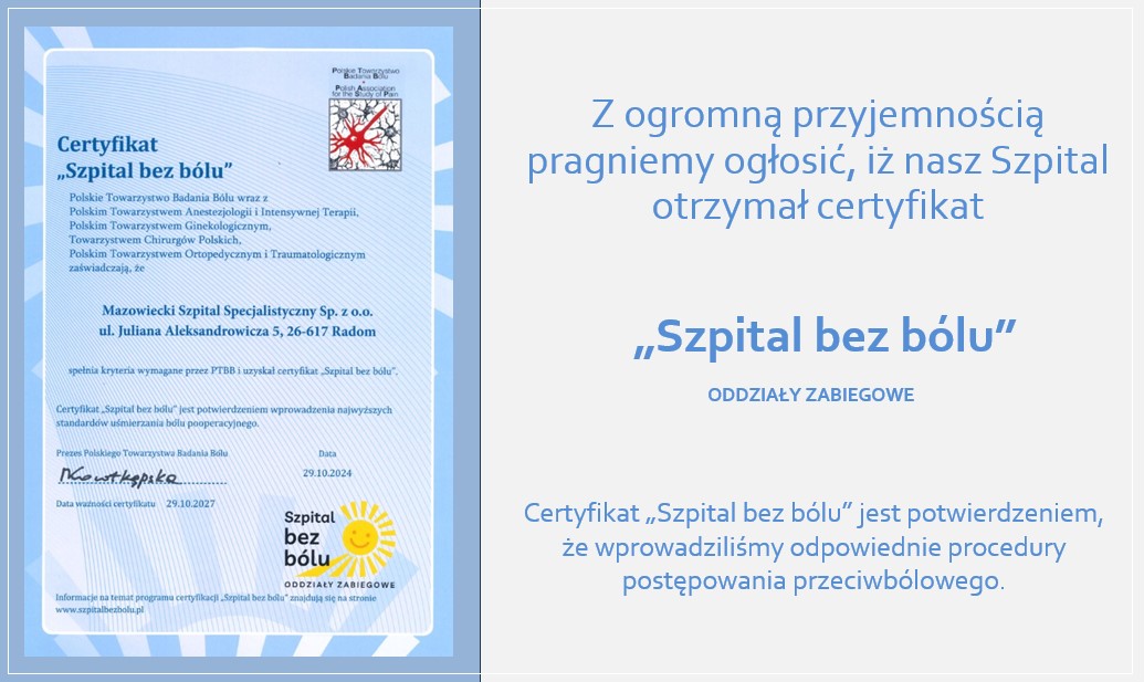 SZPITAL BEZ BOLU